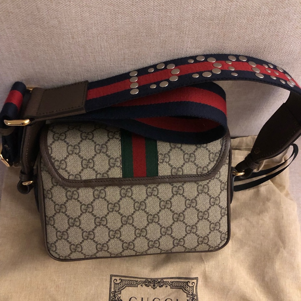 NWT AUTHENTIC Gucci GG Canvas Ophidia Small Crossbody/Shoulder Bag - Picture 3 of 12